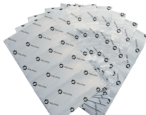 ASLONG Panel acústico ecológico Papel de aluminio plateado Absorción de ruido Alfombrilla insonorizada Estilo popular <span class=keywords><strong>para</strong></span> automóviles Sin olor - Product Image 5