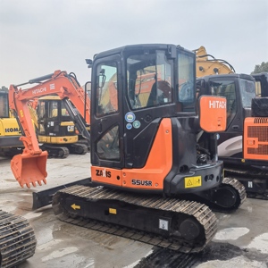 Excavadora de cadenas Hitachi ZX55 de segunda mano, modelo 2020, 5.5 toneladas, alta rentabilidad, en oferta: Zx55usr-5a, Zx60u, Zx75ur, Zx55ur, Zx17u - Product Image 5