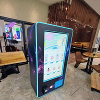 Distributeur automatique mural combiné avec écran tactile, paiement sans espèces et vérification d'âge pour les marchés européens et américains, avec service d'autocollants personnalisés OEM
