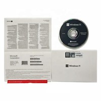 Windows 11 Pro DVD Version Anglaise, Pack Complet OEM COA avec Autocollants, Activation Mondiale en Ligne, En Stock, Expédition Rapide