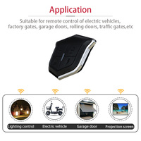 Émetteur RF sans fil à télécommande ABS intelligent universel de haute qualité pour portes électriques et duplicateur de Clone de Garage