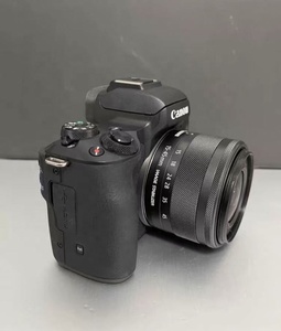 Cámaras <span class=keywords><strong>Canon</strong></span> <span class=keywords><strong>M50</strong></span> de Bajo Precio con Lente de 15-45 mm, Cámara Usada APS-C de Fotografía sin Espejo de Nivel Básico - Product Image 1