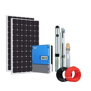 JNTECH 15kW 380~460V hybrid solar water pump inverter system Drives three phase AC pump with MPPT VFD for irrigation