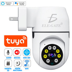 ELE-GATE 1080P Wifi <b>Wireless</b> Plug-in <b>Security</b> <b>Camera</b> Indoor Outdoor Use - Product Image 2