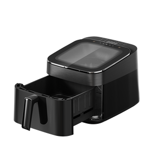 Friteuse à <span class=keywords><strong>air</strong></span> <span class=keywords><strong>Silvercrest</strong></span> de petite taille, sans huile, numérique, électrique, carrée, en plastique, à panier unique, nouvelle mode 2025, 6,5 L - Product Image 3