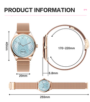 Montre connectée ultra-fine VL60 Pro pour femmes avec bouton rotatif, cadran dynamique féminin, suivi de la santé, appels Bluetooth