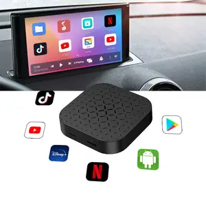 New Arrival Carlinkit tragbare 3 in 1 Dongle drahtlose Carplay Streaming Ai Box Youtube Netflix Android 11 Adapter Carplay