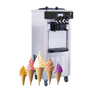 Machine à crème glacée professionnelle robuste avec options de crème glacée molle et dure pour usage commercial, machine industrielle portable - Product Image 6