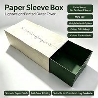 Boîte cadeau à tiroir de luxe avec ruban Emballage de boîte de parfum au design personnalisé Boîtes d'emballage en papier cadeau à tiroir coulissant