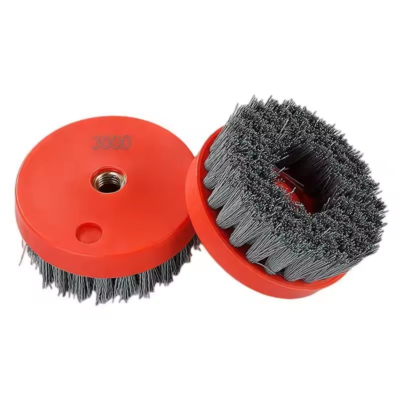 Cup Brush Angle Grinder, 2 Pieces Nylon Brush Drill, M14 Nylon Cup Brush, Screw Bowl Type Cup Brush, Nylon Brush Drill For Paint Removal, Dirt Cleaning - View #3