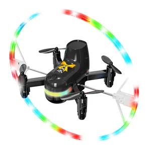 Mini drone de bolso com controle de rádio 2.4GHz, mini quadricóptero de duas formas, concha RC UAV, câmera quadricóptero 4K HD, brinquedo para presente