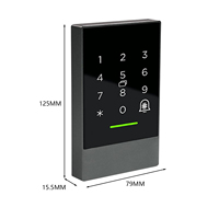 Cerradura Digital Magnética Inteligente con Huella Dactilar Oculta, Control Remoto, Impermeable IP67, para Madera, con Lector de Tarjetas de Acceso y Sistema en la Nube TTlock