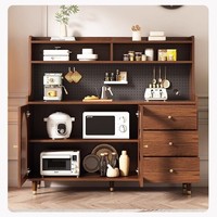 Buffet à vin moderne simple et antique de luxe Rangement mural intégré de style rétro pour la maison Cuisine Salon en bois