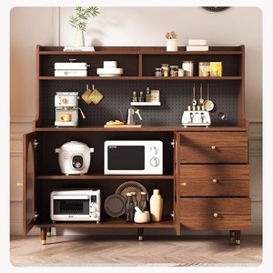 <span class=keywords><strong>Buffet</strong></span> à vin moderne simple et antique <span class=keywords><strong>de</strong></span> luxe Rangement mural intégré <span class=keywords><strong>de</strong></span> style rétro pour la maison Cuisine Salon en bois - Product Image 3