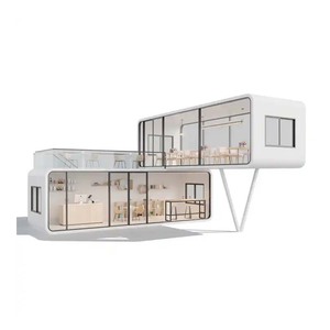 Casa Contenedor Rectangular de Diseño Minimalista, Espacio de Vivienda, Uso Hotelero, Terraza Exterior - Product Image 4