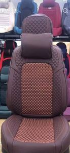 Housse de siège de voiture en cuir Nappa tendance Marcan, ensemble complet universel, décoration extérieure de voiture tout compris, toutes saisons 1 - Product Image 3