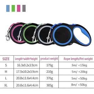 Correa Retráctil de Lujo para Perros de 5m, Color Rosa y Negro, Diseño Resistente con Liberación Rápida, para Perros de hasta 50kg, Venta al Por Mayor, OEM, ODM - Product Image 6