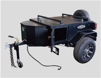 Conquerfalcon Climber No.2, caravane de voyage miniature tout-terrain 4x4 légère en plaque galvanisée, camping-car pour 2 personnes
