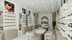 Idées conceptuelles de décor brillant Magasin d'optique Décoration intérieure Design Lunettes Vitrine Équipement Vitrines à lunettes - Product Image 6