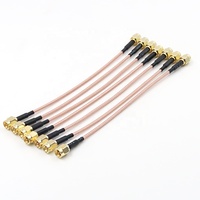 Câble coaxial RF Pigtail Jumper Rg316 Rg147 Rg178, assemblage de câbles coaxiaux SMA