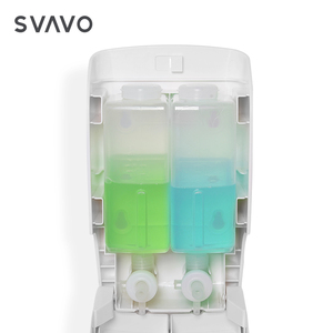 SVAVO Großvolumiger Manueller Flüssigseifenspender für Hotel Nachfüllflaschen Shampoo und Duschgel Spender - Product Image 4