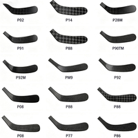 Bâtons de hockey sur glace en carbone personnalisés de haute qualité fabriqués en Chine avec toutes les tailles, flex et courbure variés
