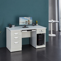 Bureau en fer, table de travail moderne pour bureau