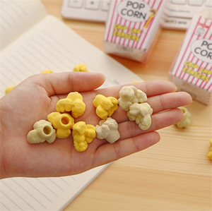 12 Cái Bộ Cao Su Tẩy Bỏng Ngô Hoạt Hình Sáng Tạo Đồ Dùng Học Tập Dụng Cụ Tẩy Bút Chì Cao Su Nhà Máy Tùy Chỉnh - Product Image 5