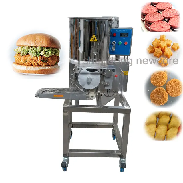 Máquina automática para hacer pepitas de pollo de alta calidad, máquina para hacer hamburguesas, precio, máquina formadora de hamburguesas