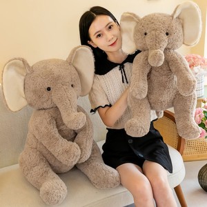 Jouets en peluche d'éléphant, animaux en peluche doux, poupée d'éléphant apaisante, jouets pour bébés, joli cadeau d'anniversaire pour les enfants, les filles, décoration de la maison - Product Image 5