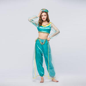 <span class=keywords><strong>Disfraz</strong></span> de Jasmin para Mujer, <span class=keywords><strong>Disfraz</strong></span> de Princesa Árabe, Exótico, India, Danza del Vientre, Halloween - Product Image 3