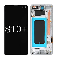 Écran LCD Incell le plus vendu sans capteur d'empreintes digitales pour Samsung S10 Plus SM-G975F avec cadre – Remplacement d'écran LCD