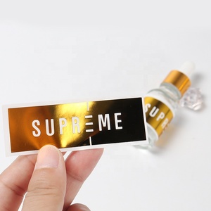 Adesivi per trofei in lamina d'oro con stampa personalizzata adesivi in lamina d'oro in pvc adesivi in foglio di alluminio dorato - Product Image 3