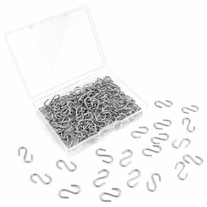 100Pcs <span class=keywords><strong>Mini</strong></span> S Móc Kết Nối Kim Loại S-Hình Dây Móc Móc Với Hộp Lưu Trữ Cho <span class=keywords><strong>DIY</strong></span> Thủ Công Mỹ Nghệ 14*9Mm - Product Image 6
