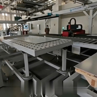 Transportador de Rodillos con Elevador de Succión Robótico Inteligente para Láminas de Metal Laminado en Frío, Línea de Producción de Puertas de Acero