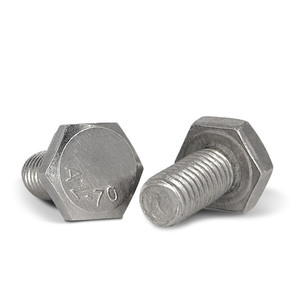 Vis et écrous hexagonaux de grade 8.8, vis hexagonales A2, vis en acier inoxydable sur mesure toutes tailles, vis hexagonales lourdes B7 ASTM A193 B7 et écrous DIN - Product Image 4