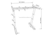 Bureau debout électrique ergonomique moderne à hauteur réglable avec montage facile pour bureau à domicile, 4 préréglages de mémoire, noir