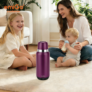 Calentador de Leche Portátil Inteligente EmiGo de 500 ml, Resistente al Agua IPX7, con Pantalla Táctil y Control de Temperatura, Biberón para Viajes - Product Image 2