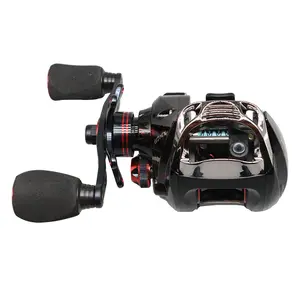Carrete de Pesca Kw200 18+1Bb 305G, Metálico, Negro y Rojo, Carrete de Pesca de Lanzamiento con Señuelo, <span class=keywords><strong>Carretes</strong></span> de Pesca <span class=keywords><strong>Tica</strong></span> - Product Image 2