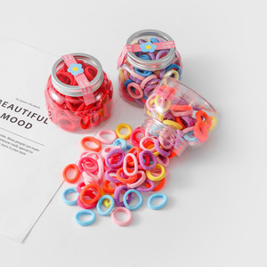 Coleteros coloridos para niños, accesorios para el cabello de tela tejida para uso diario, estilo princesa infantil - Product Image 3