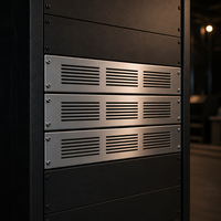 Panneau en aluminium CNC sur mesure, thermolaqué, certifié ISO-9001, OEM/ODM pour boîtiers électroniques, grilles de rack, garnitures automobiles