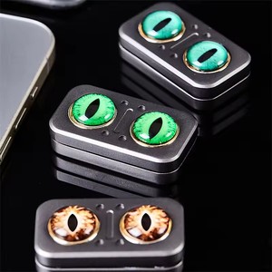 Exquisito Juguete Antiestrés con Forma de Búho, Spinner de Aleación de Zinc, Deslizador Personalizado para Aliviar el Estrés y la Relajación en la Oficina - Product Image 2