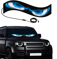 Letrero LED Flexible para Ventana de Coche, Pantalla LED Programable por Aplicación Inteligente, Tablero LED Flexible, Letrero Publicitario DIY para Tienda u Oficina