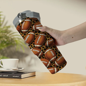 Nfl कस्टम uv मुद्रित 30oz स्टेनलेस स्टील टंबलर आरामदायक फुटबॉल कप पर्यावरण के अनुकूल संयुक्त 2 दिन शिपिंग - Product Image 4