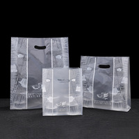 Sacs d'expédition en maille transparente LIANYOU pour femmes, mini-sacs portables avec valve, en PEHD jetable, imprimés par sérigraphie, thermosoudés