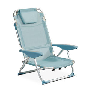 Aluminio portátil plegable al aire libre ocio personalizado <span class=keywords><strong>Tommy</strong></span> Silla de playa <span class=keywords><strong>mochila</strong></span> cojines personalizados plegable playa chaise lounge silla - Product Image 3