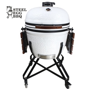 2020 SEB KAMADO/de huevo de acero barbacoa 2in1 carbón <span class=keywords><strong>griller</strong></span> filete 26 pulgadas blanco xxxl kb10 comado ynni grillkamado de los fumadores - Product Image 2