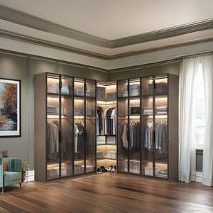 Armoire à chaussures en bois au design moderne contemporain pour la maison, la chambre à coucher, la salle à manger, le salon - Product Image 6