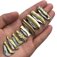 Mini couteau de poche promotionnel lame pliable en acier inoxydable couteau utilitaire de petite taille avec porte-clés comme couteau cadeau