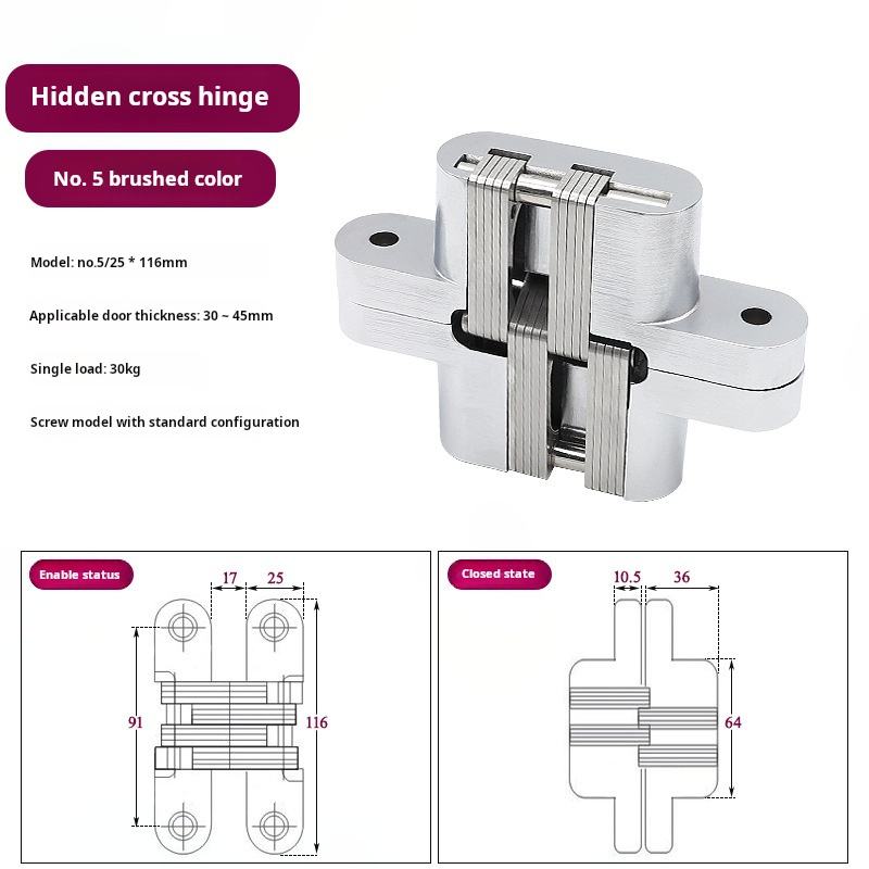 No.5-25X118mm/Silver White